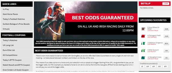 Best Odds Guaranteed at GentingBet