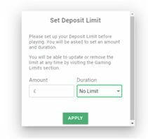 GentingBet Set Deposit Limit