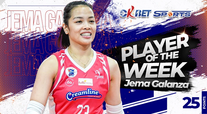 jema galanza pvl player of the week for december 3 to 7