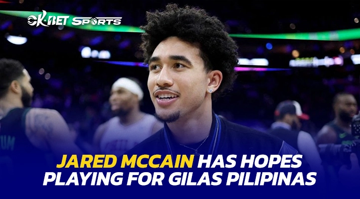 jared mccain a man celebrating for playing basketball