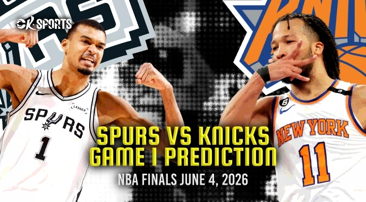 Spurs vs Knicks Game 1 NBA Finals Prediction 2026